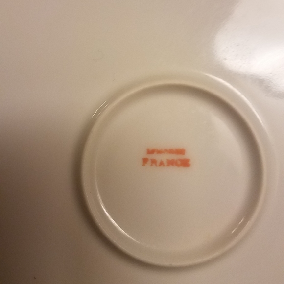 French dinner plates gold trim ornate holiday  set of 4 - Picture 3 of 6